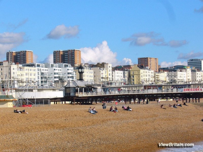 Brighton-Beach-on-a-Sunny-Dat-Brighton-England