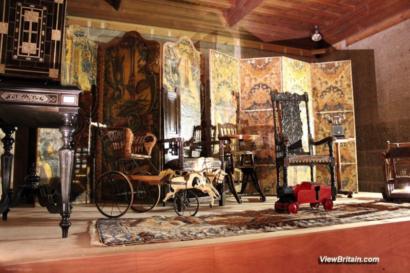 Old-furnitures-inside-Castle-Drogo