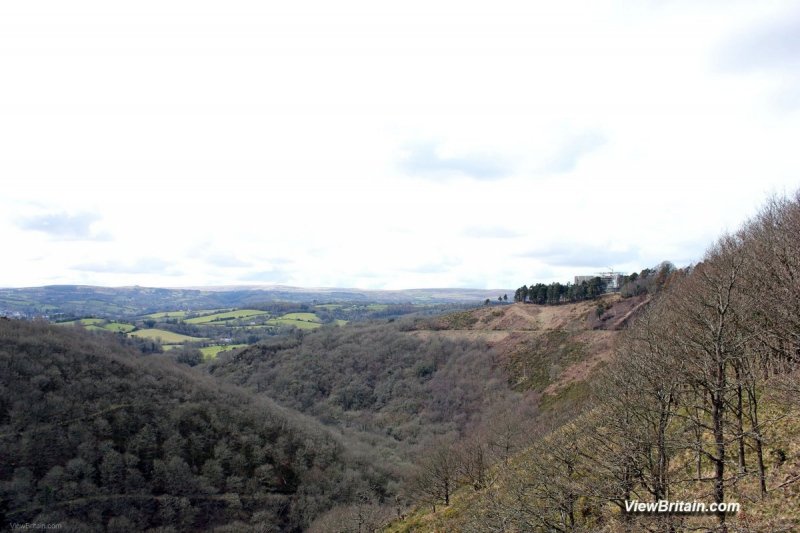 View-of-Castle-Drogo-from-nearby-Tor