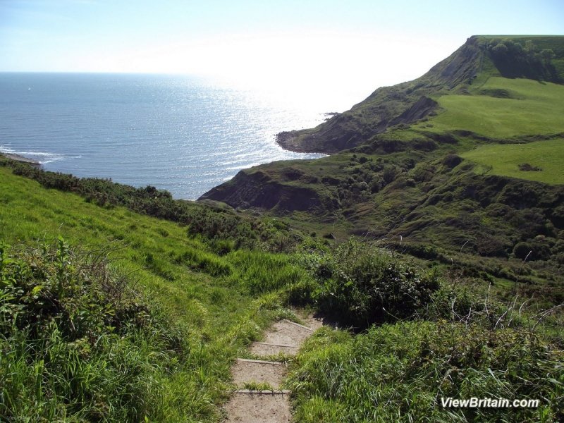 Walk-down-to-Chapmans-Pool-Dorset-England