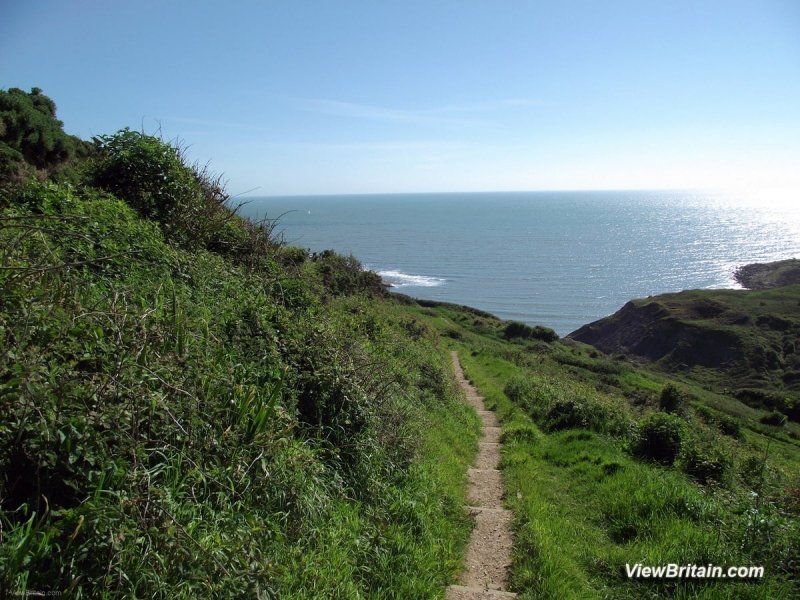 Walking-down-to-Chapmans-Pool-Dorset-England