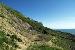 Mudslides-at-Chapmans-Pool-walk-down-the-beach-dorset-england