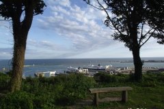 View-of-Dover-Port-from-White-Cliffs-Visitor-Centre