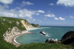 Beach-east-of-Durdle-Door-Limestone-arch-Lulworth-Dorset-England-min