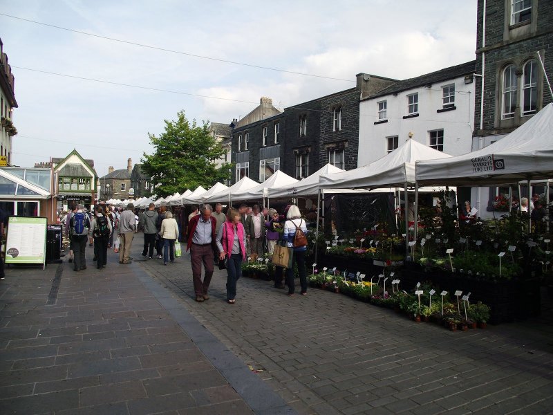Keswick-Market-on-a-Saturday-Lake-District