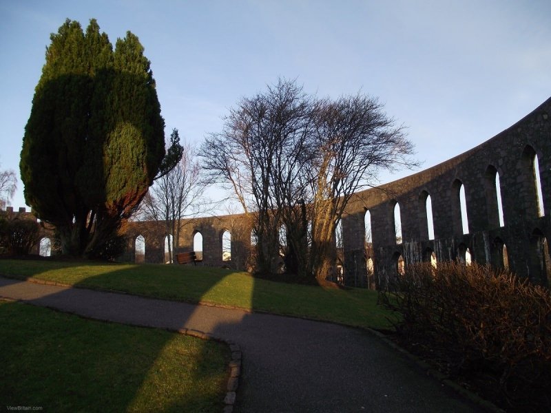 McCaig-Tower-at-Sunset-Oban-Scotland