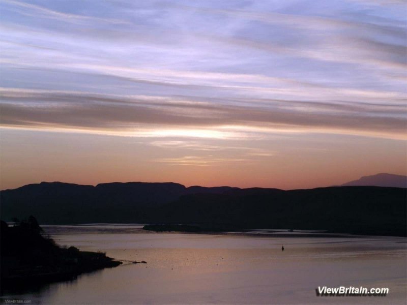 Oban-just-after-sunset-Scotland