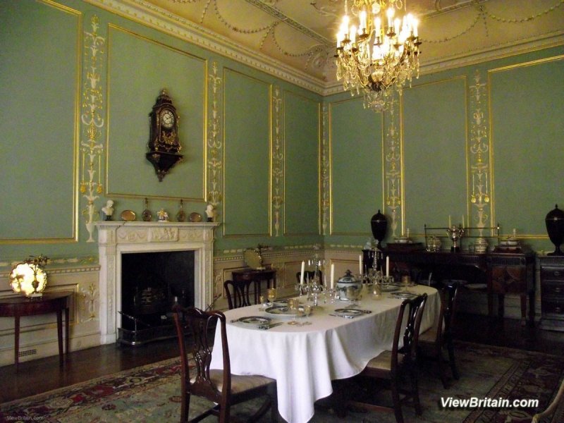 Dining-Room-inside-Chirk-Castle-Wrexham-Wales