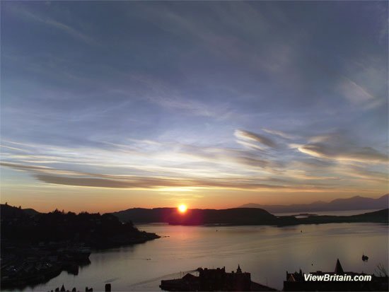 image-Sunset-from-Oban-over-Oban-Bay-Scotland