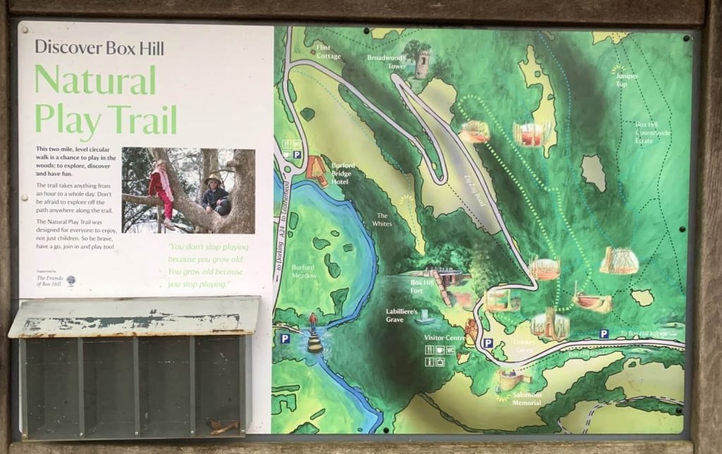 Box-hill-natural-play-trail-walk-map