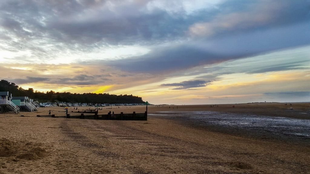 wells-next-the-sea-beach-at-sunset